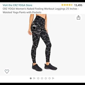 CRZ YOGA 25 inch dark gray camo